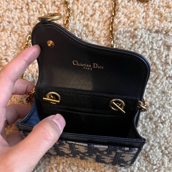 Dior saddle flap wallet with DIY chain - Picture 9 of 9